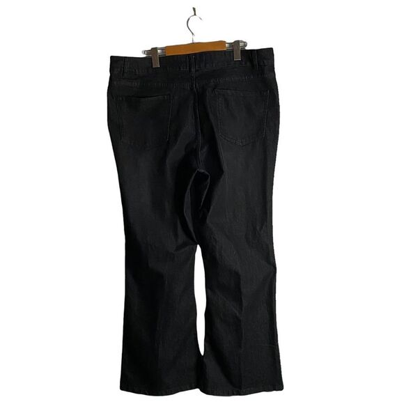 WindRiver Women's Black High Rise Wide Leg Denim Jeans - Picture 5 of 8